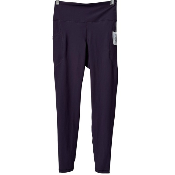 Old Navy Powersoft Leggings 💜 Size S | High-Rise 7/8 Ankle NWT - Picture 2 of 8